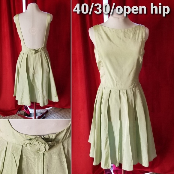 vintage backless dress